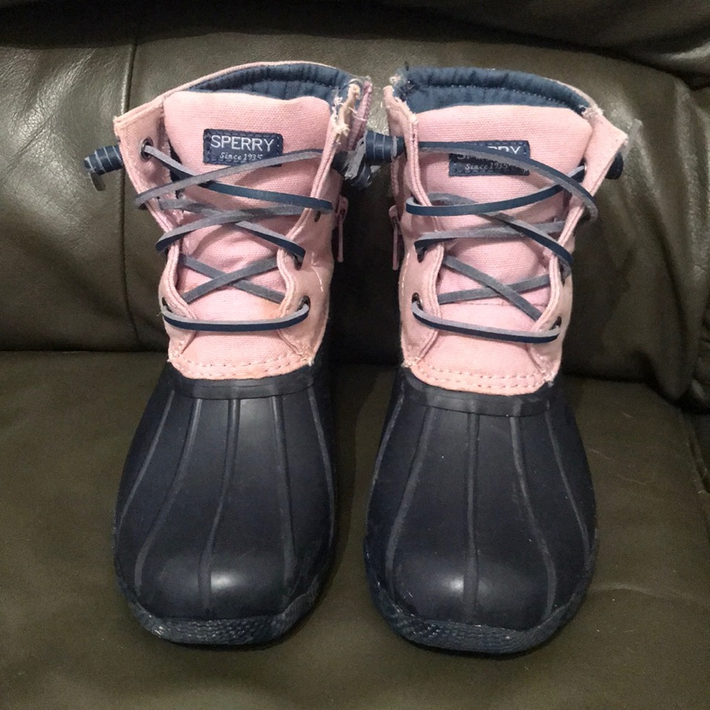 Sperry Duck Boots Girls 13